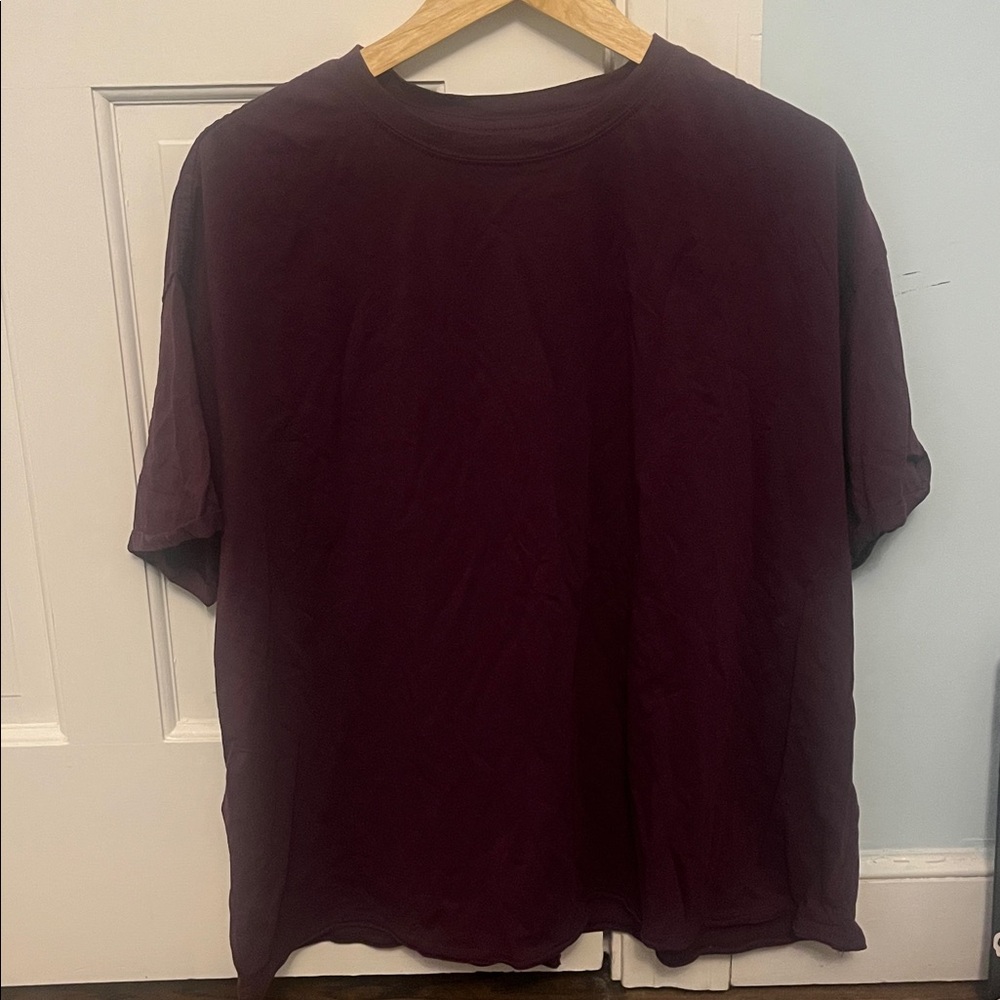 Natural Life Deep Purple Cotton Shirt